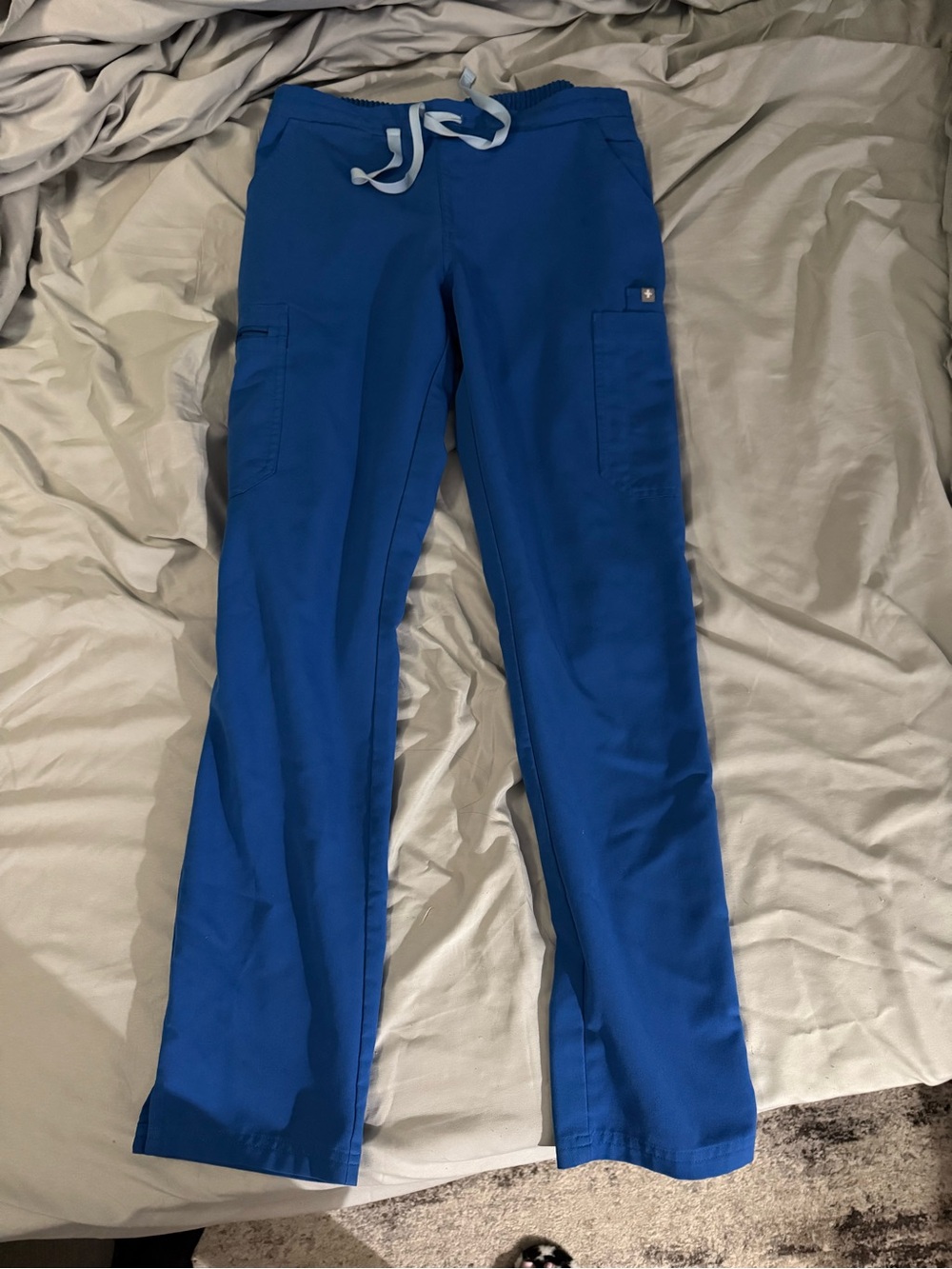 Figs Women Royal Blue Scrub Pants